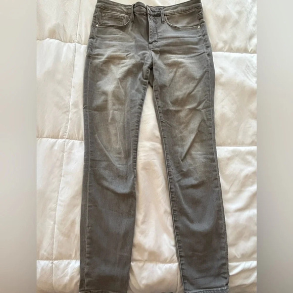 Athleta Sculptek Skinny Jeans in Gray Wash Women's 10 - Picture 1 of 8
